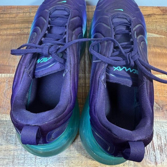 Nike Air Max 720 Purple and Green Sneakers, Men’s 13 - Picture 6 of 8